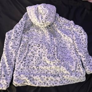 Cheetah print hoodie